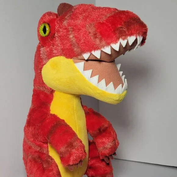 Build A Bear Red and Yellow T Rex Dinosaur with Dinosaur Sounds - Picture 6 of 11